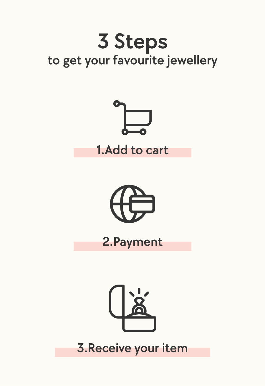 3 Steps to get your favourite jewellery