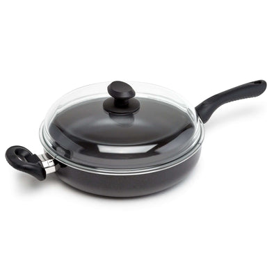 Hybrid Deep Sauté Pan/Chicken Fryer with Lid, 7QT