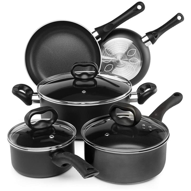 Bliss Non-Stick Ceramic Cookware Set, 8 Piece - Ecolution – Ecolution  Cookware