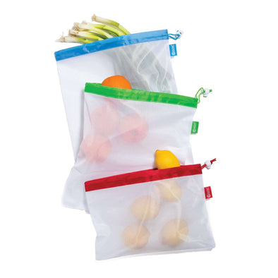 Ecolution 8-Pc Holiday Printed Stand Up Reusable Food Storage Bags
