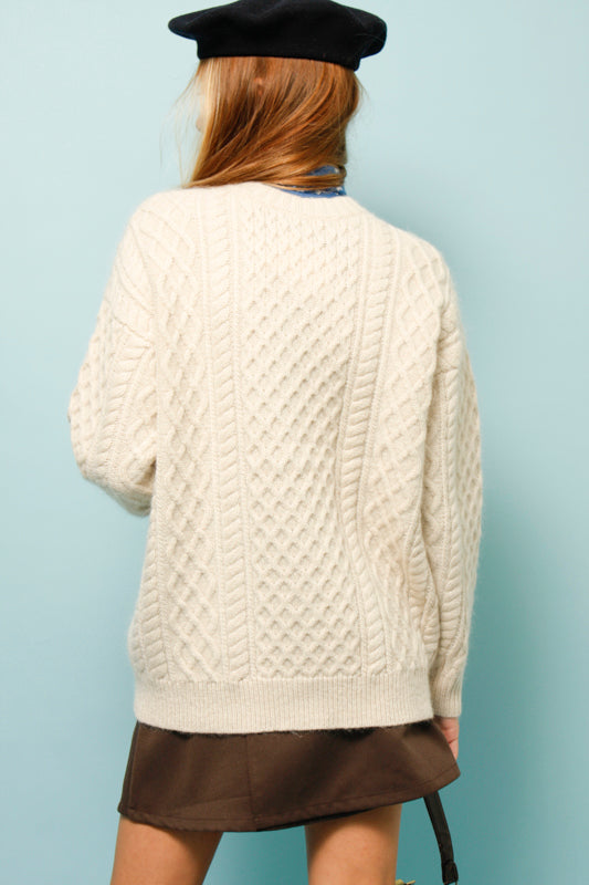 DEMYLEE ADLEE CABLE KNIT CARDIGAN