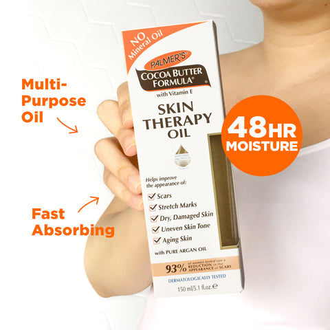 Aceite limpiador Palmers Cocoa Butter Skin Therapy, para rostro, fragancia  de rosa mosqueta, 6.5 onzas