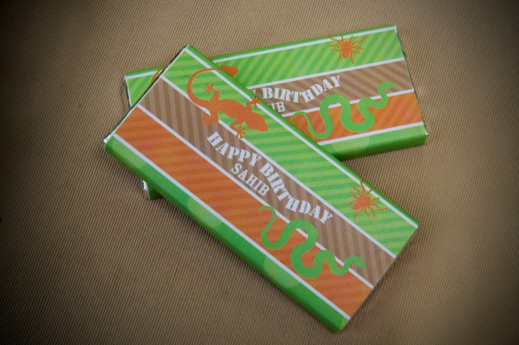 reptile-party-chocolate-wrappers