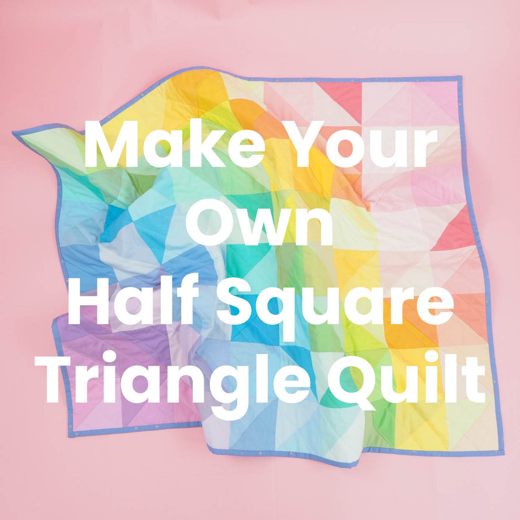 How To Make Your Own Half Square Triangle Charm Pack Quilt – Grid Fabrics