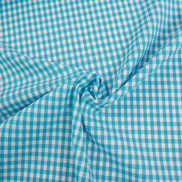 Gingham Square 21/21 - Blue