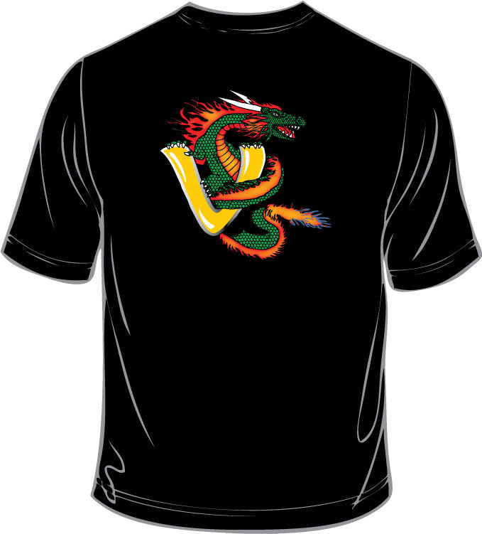Black Dragon T Shirt Design Villari Pro Shop