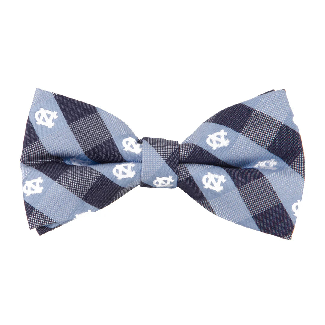 UNC Checkered Bow Tie