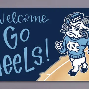 "Go Heels!" Doormat - Classic Carolina