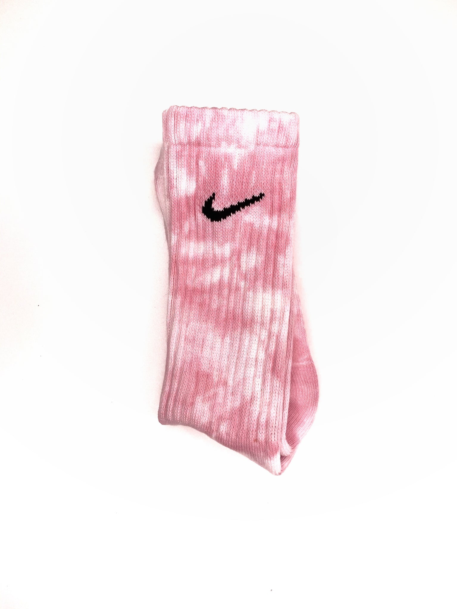 nike socks pink tick