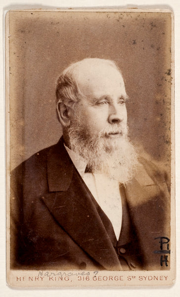Edward Hargraves, gold rush publicist, ca. 1880-1884  photographer Henry King