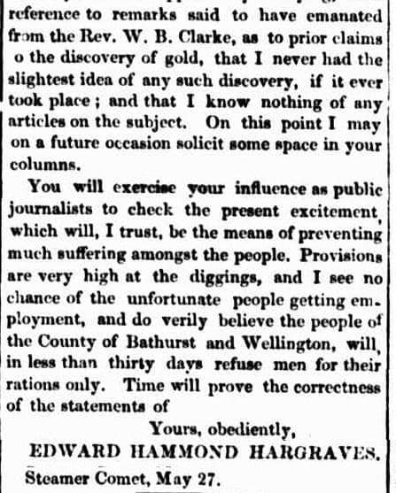 To the Editors of the Sydney Morning Herald. (1851, May 28). The Sydney Morning Herald (NSW : 1842 - 1954), p. 2. Retrieved July 20, 2021, from http://nla.gov.au/nla.news-article12927449