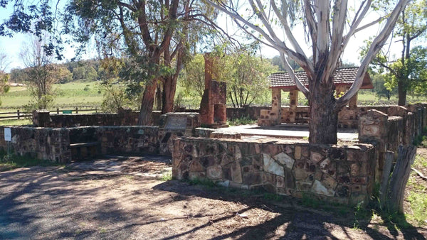 Henry Lawson's Childhood Home Eurunderee NSW - Memorial pioneer ruins