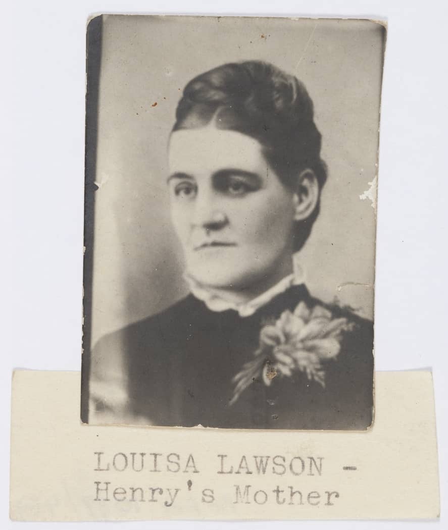 LOUISA LAWSON - Mrs Louisa Lawson, 1880's  photographer unknown   Mitchell Library State Library of New South Wales