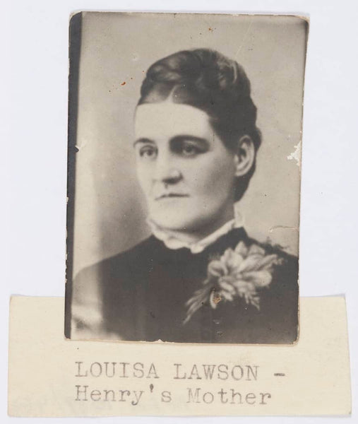 LOUISA LAWSON - Mrs Louisa Lawson, 1880's / photographer unknown  : Mitchell Library, State Library of New South Wales