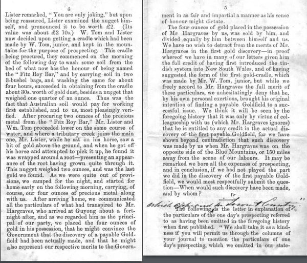 William Tom, J. H. (1871). History of the discovery of the first payable gold field Ophir in Australia. Retrieved from Newcastle University Library: https://downloads.newcastle.edu.au/library/cultural%20collections/pdf/History_of_the_discovery_of_the_first_payable_gold-field_Ophir_in_Australia.pdf 