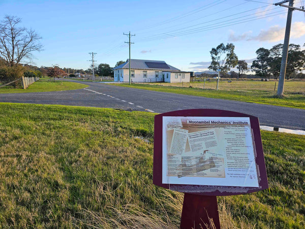 Moonambel Victoria Gold Fields Town Mechanics Institute Historical  Information sign