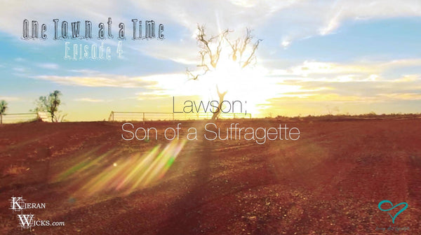 ONE TOWN AT A TIME - EPISODE 4 - LAWSON SON OF A SUFFRAGETTE TITLE PLATE, TREE IN SUNSET