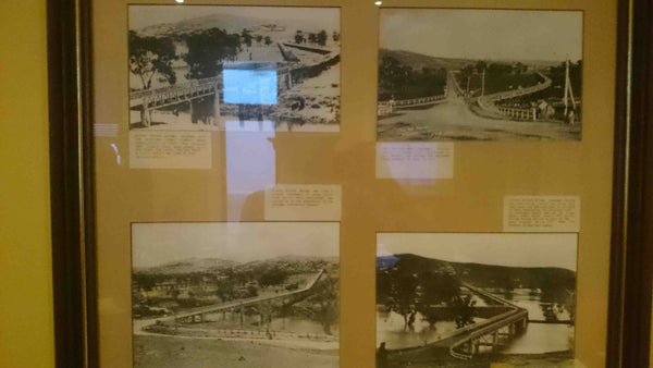 THE PRINCE ALFRED VIADUCT - GUNDAGAI, SOUTH WEST SLOPES NSW Wooden Rail Bridge Murrumbidgee River Historical