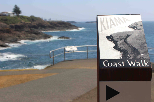 Kiama Coast Walk sign South Coast NSW 