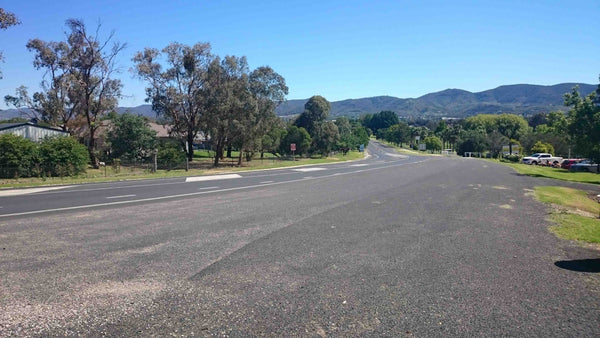 Ulan Road Mudgee Looking at Mountain Range