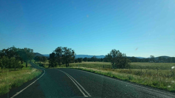 Ulan Road Mudgee Looking towards mountain Range