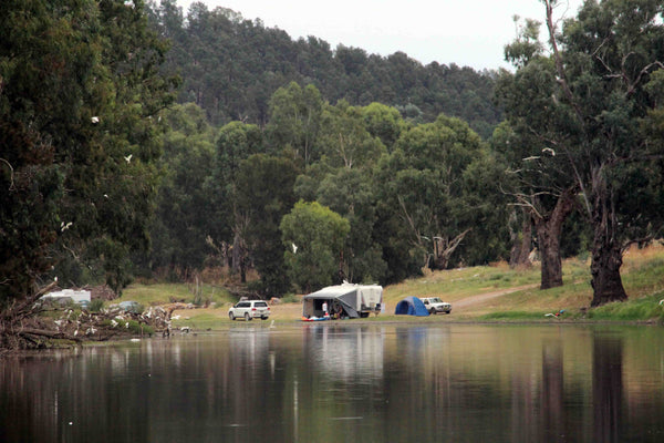Camping at Ponto Falls Wellington NSW