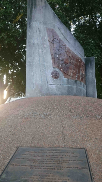 Telegraph Arrives in Darwin Northern Territory Monument