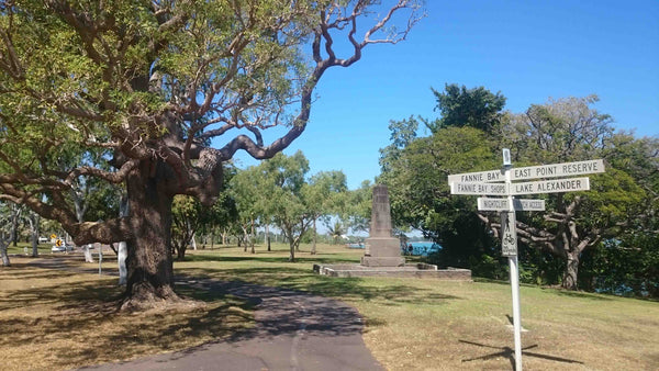 First Flight From England to Australia Memorial Obelisk Statue in Darwin Northern Territory