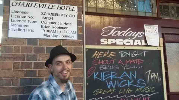 Kieran Wicks at Charleville Hotel South West Queensland