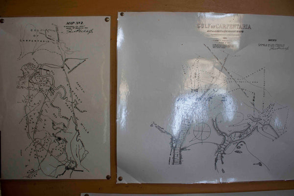 Map of Gulf of Carpentaria circa 1884 