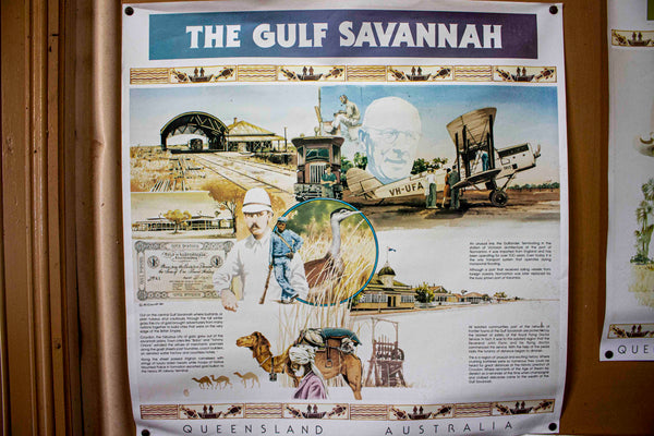 The Gulf of the Savannah historical poster in Normaton QLD