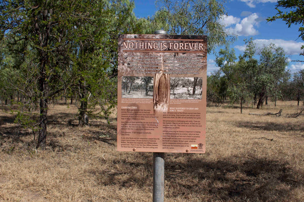 Proof of Life ; Burke & Wills Camp 119 Gulf of Carpenteria QLD Historical Information Sign