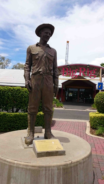 The Driller Statue at The Big Rig Oil Museum in Roma QLD