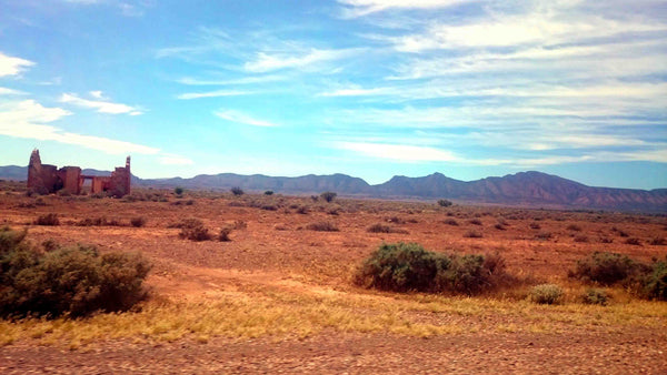 Stone Cottage ruins in the Flinders Ranges South Australia