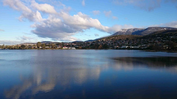 View from Museum of Old and New Art Hobart Tasmania