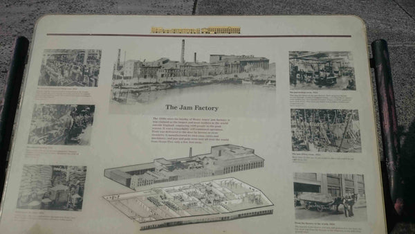 IXL Jams Factory Building Hunter Street Hobart Tasmania History Information Plaque