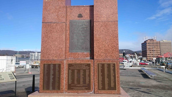 War Memorial Kings Pier Marina Hobart Tasmania