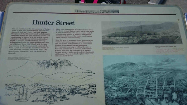 IXL Jams Factory Building Hunter Street Hobart Tasmania History Information Plaque