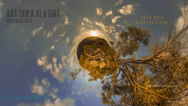 Tree Rise Collection image story Living Art Lifestyle 360 degree photo digital art - BADGERRY'S LOOKOUT SOUTHERN TABLELANDS NSW