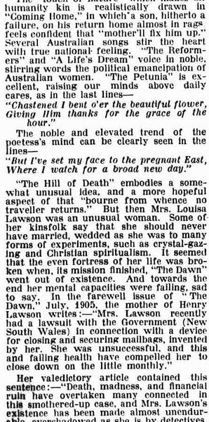 Sydney Mail NSW 1912 - 1938 Wednesday 2 November 1927 - Louisa Court Case