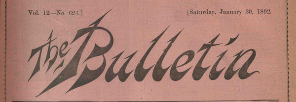 The Bulletin Newspaper Masthead