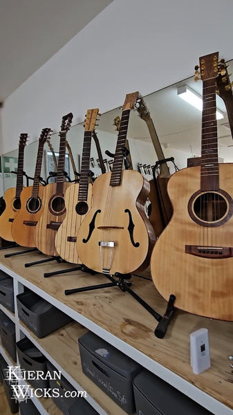 Luthier Rod McCracken's custom made guitars The Guitar Room - Kilmore Victoria