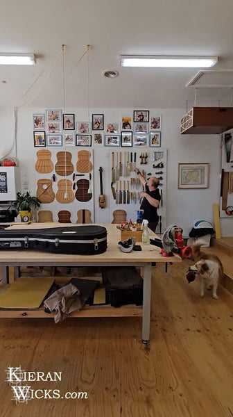 Guitar templates and Tools at The Guitar Room Luthier School Workshop - Kilmore Victoria