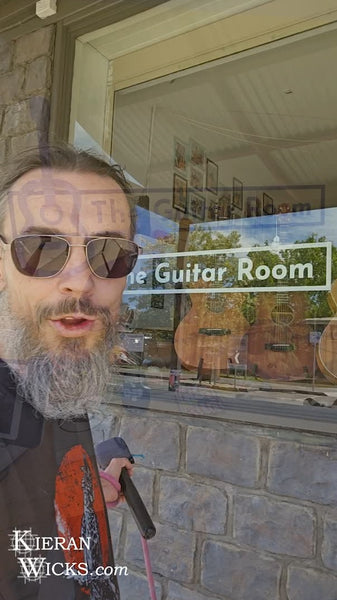 Kieran Wicks' Cole Clark Guitar Fat Lady 2 at The Guitar Room - Kilmore Victoria