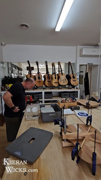 Luthier Rod McCracken's custom made guitars The Guitar Room - Kilmore Victoria