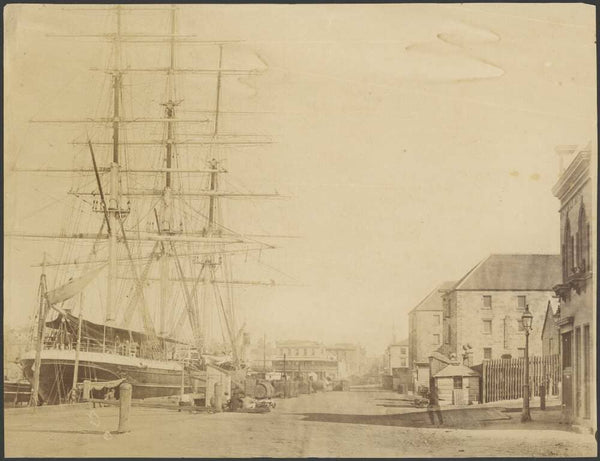 The wharf alongside of the King's Head Hotel at the Rocks, Sydney, ca. 1875 https://nla.gov.au:443/tarkine/nla.obj-148002383