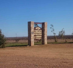 Longreach, Outback Queensland Town Sign