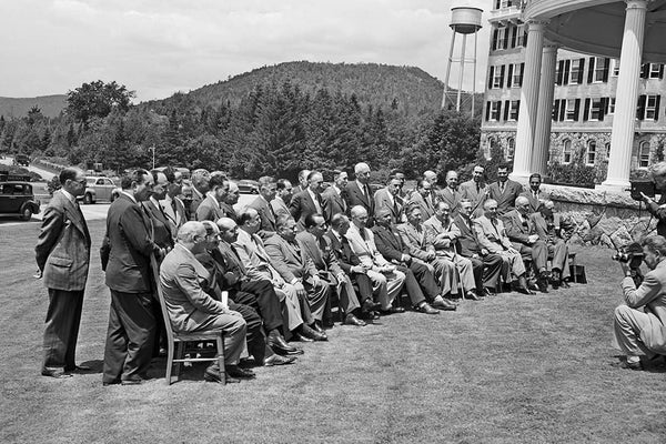 delegates from forty-four countries at the landmark Bretton Woods conference. 