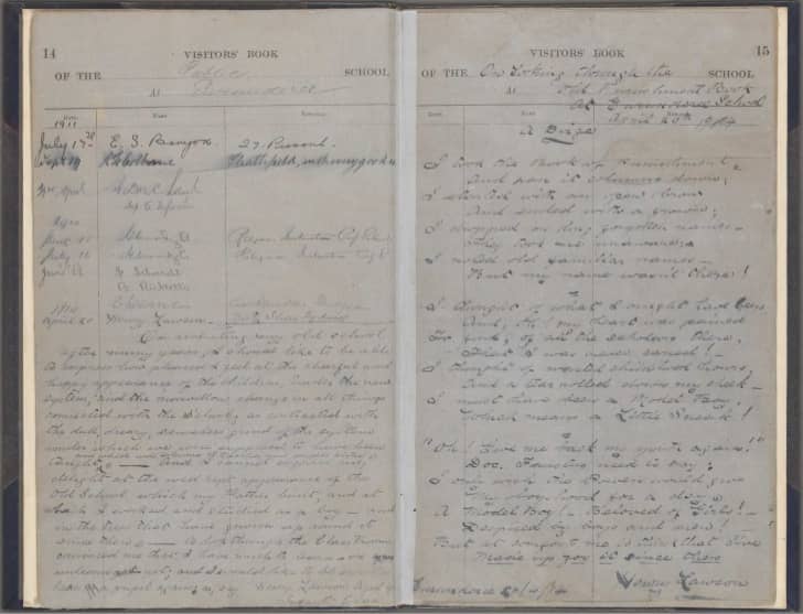 henry-lawson-visits-his-old-school-eurunderee-1914-1-728 - Henry Lawson Eurenderee School enrollment record - NSW State Archives