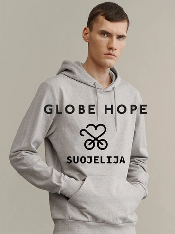 VUOLUNEN SUOJELIJA huppari, harmaa Globe Hope